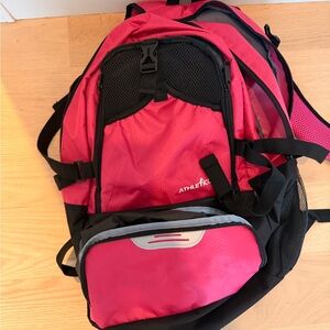 Athletico Pink and Black Backpack